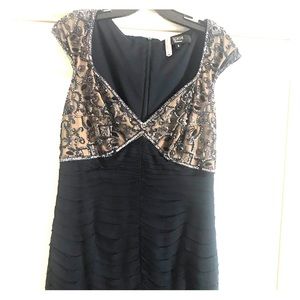 Tadashi Beaded Cocktail Dress